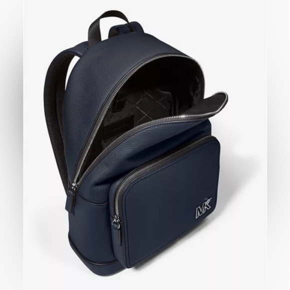 Michael Kors Cooper Commuter Backpack Navy Blue - Picture 2 of 7